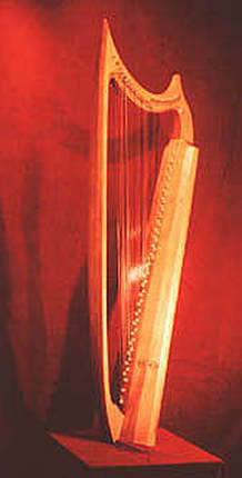 Early Italian double-strung harp